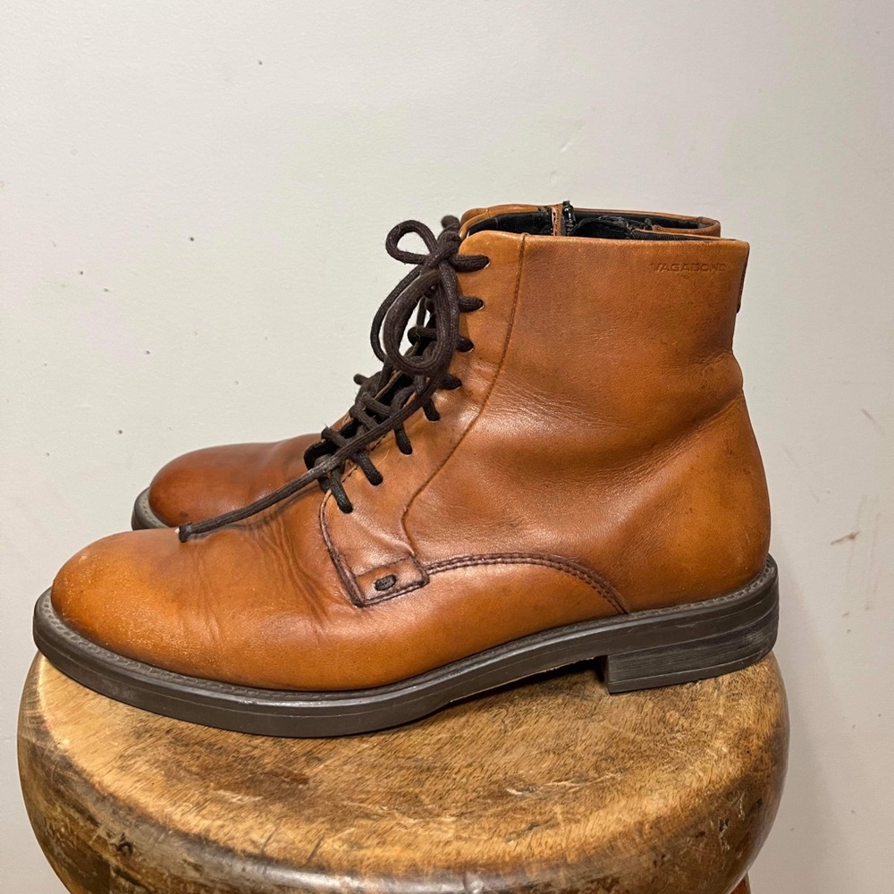 Vagabond boots leather